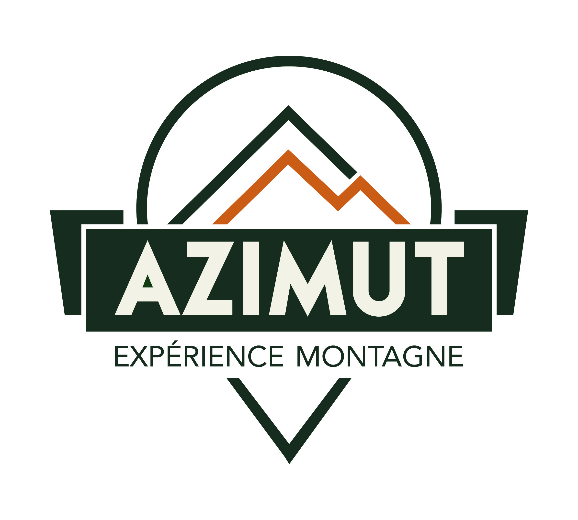 Logo azimut expérience montagne