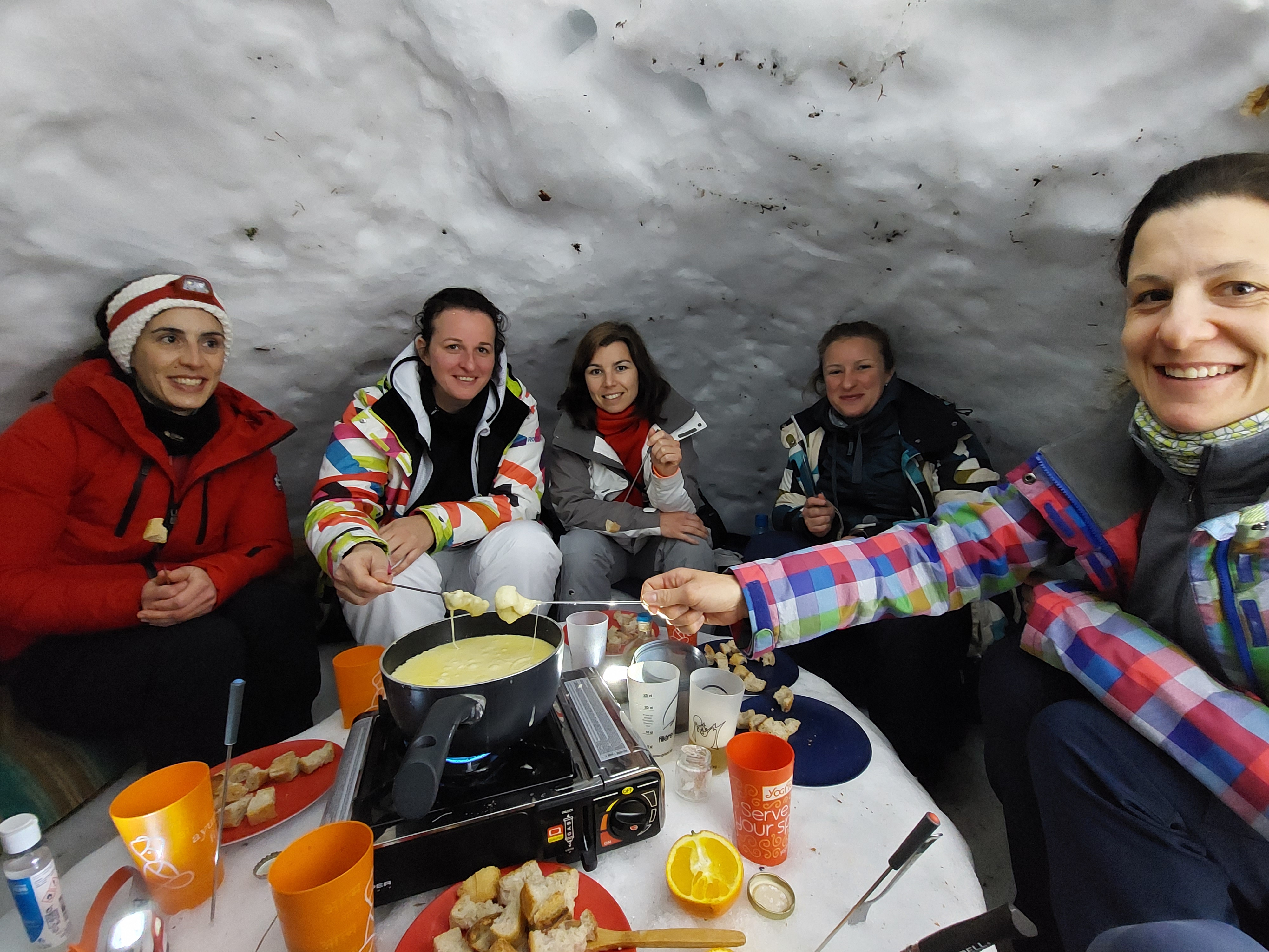 Dégustation de la fondue de Chartreuse