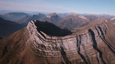 L'Arclusaz vu du ciel