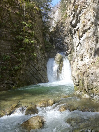 Le lent travail d'érosion de l'eau