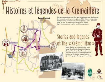 Sentier interprétation Histoire et légende de la crémaillère