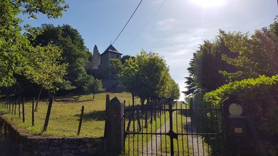 Vue sur la propriété du château du Chanay