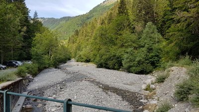 Vue sur le torrent depuis le pont de Saint-Ruph