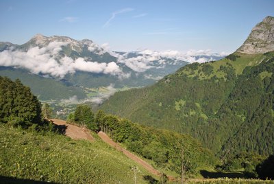 Vue sur l'alpage d'Allant