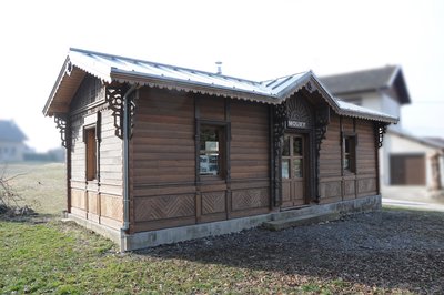 Ancienne gare de Mouxy, aujourd'hui rénovée