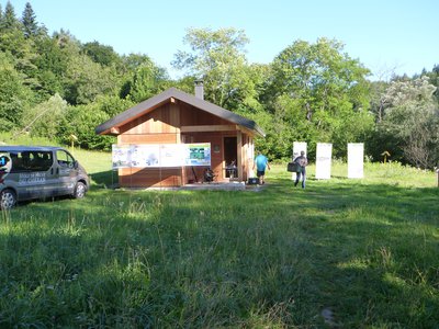 La cabane des pêcheurs, à proximité du parking