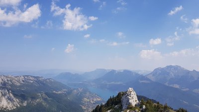 Vue sur le lac d'Annecy depuis Banc Plat