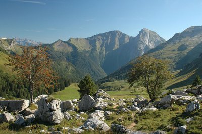 Paysage depuis le col d'Orgeval