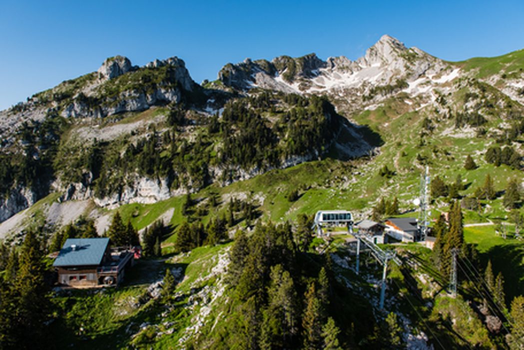 Station de la Sambuy - vue aérienne